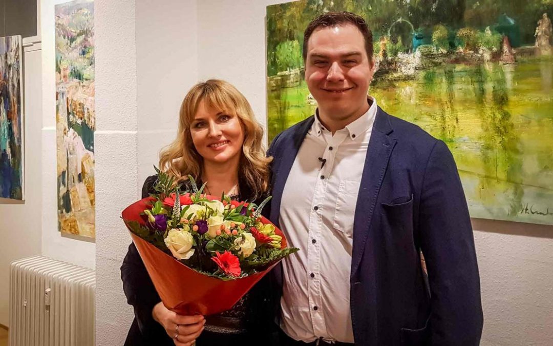 Update 22.01.2020 – Photos of the VERNISSAGE and CONCERT: Natalia Simonenko presents “A Song of Dreams” | Concert by Georgy Voylochnikov (piano)