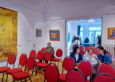 Foto der Ausstellungseröffnung von Milena Kunz-Bijno in 2022