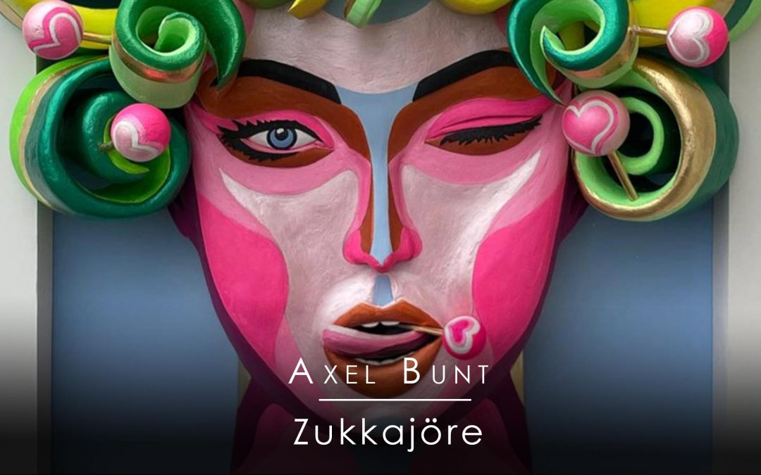 Titelbild der Ausstellung Zukkajöre in Januar 2026 von Axel Bunt