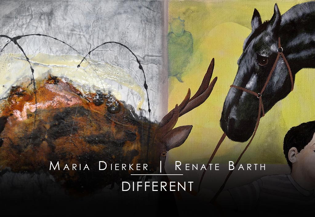 Titelbild-Dierker-Barth-2025n Titelbild zu der Ausstellung "different..." von Maria Dierker und Renate Barth