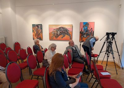 Foto zur Ausstellungseröffnung von Youri Jarkikh 2026
