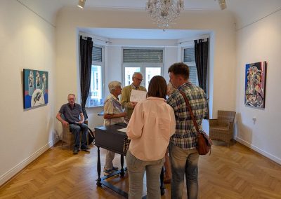 Foto zur Ausstellungseröffnung von Youri Jarkikh 2026