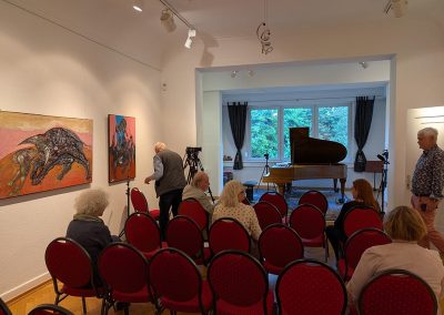 Foto zur Ausstellungseröffnung von Youri Jarkikh 2026