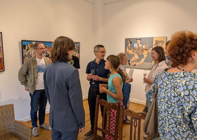 Foto zur Ausstellungseröffnung von Youri Jarkikh 2026