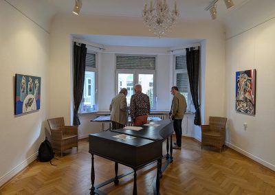 Foto zur Ausstellungseröffnung von Youri Jarkikh 2026